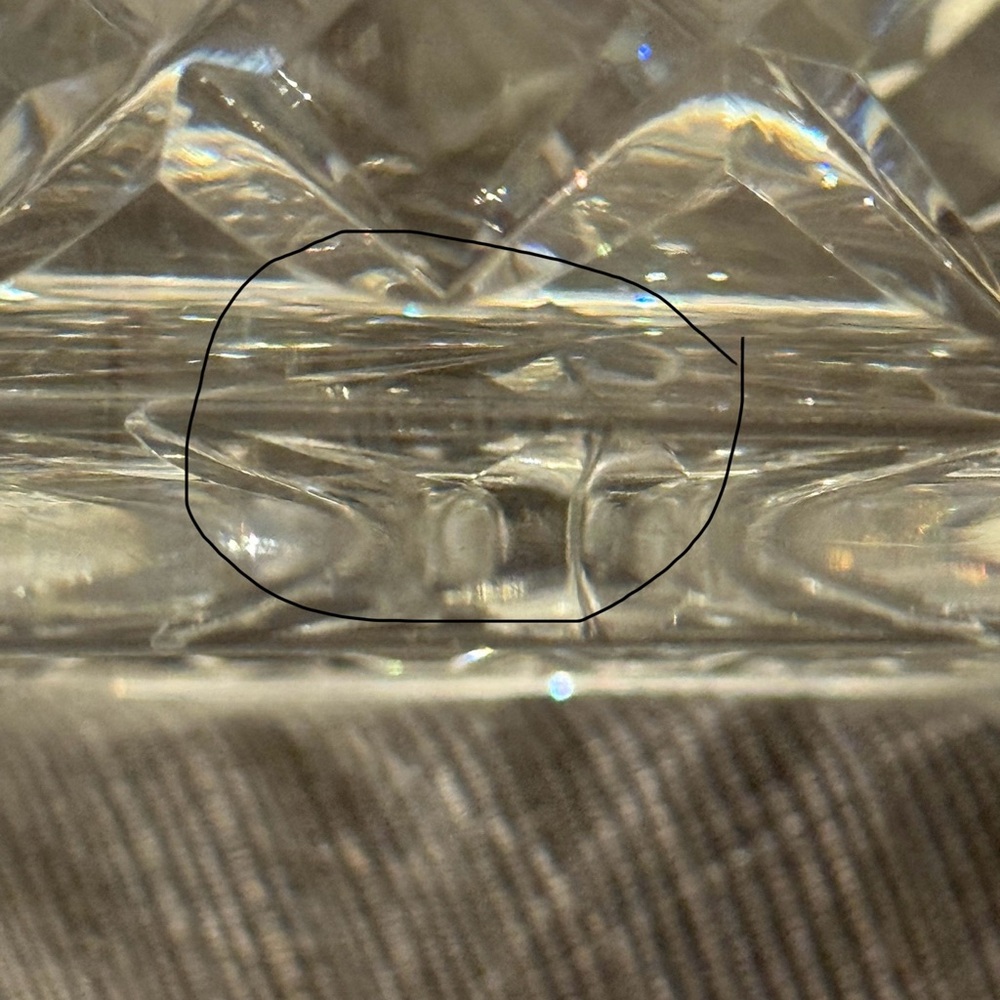 Waterford Crystal Biscuit Jar Glandore Pattern - Picture 6 of 6